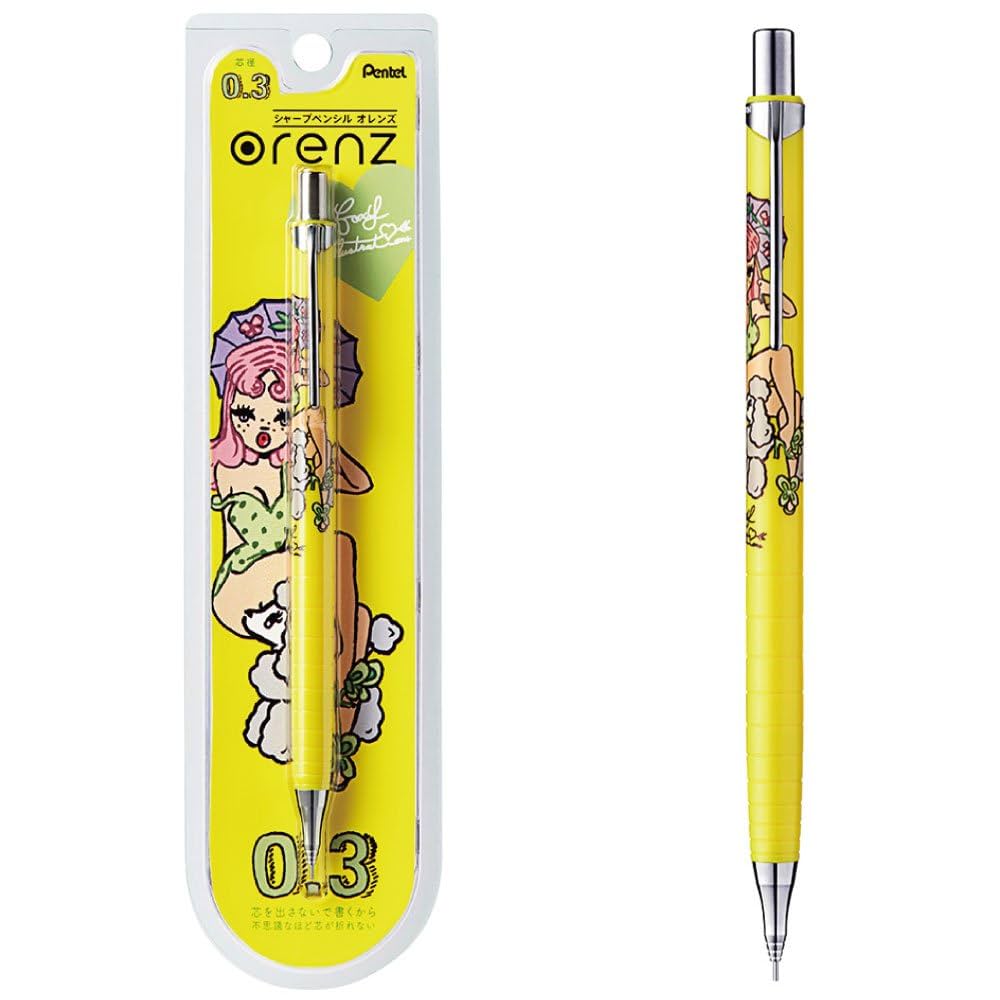 Amazon.co.jp: ぺんてる シャープペン オレンズ foxy XPP503-F5